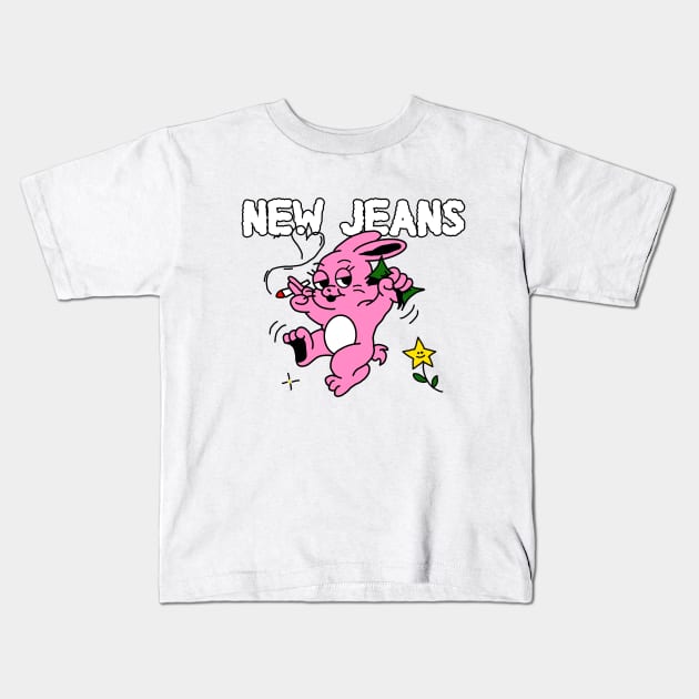 New Jeans Kids T-Shirt by In every mood